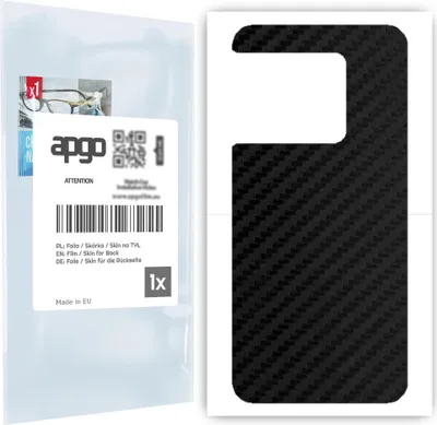Produktbild von apgo Rückseite Schutzfolie für OnePlus 10 Pro -  Hinten Schutzfolie Carbon, Rückseite Folie schützt vor Kratzern und Fingerabdrücken