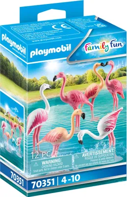 Produktbild von PLAYMOBIL Family Fun 70351 Flamingoschwarm