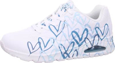 Produktbild von Skechers 155507 Uno Spread The Love - Damen Sneaker - WBL-Weiß, Größe:38 EU