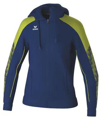 Produktbild von Erima Evo Star Trainingsjacke mit Kapuze New Navy/Limette - 36
