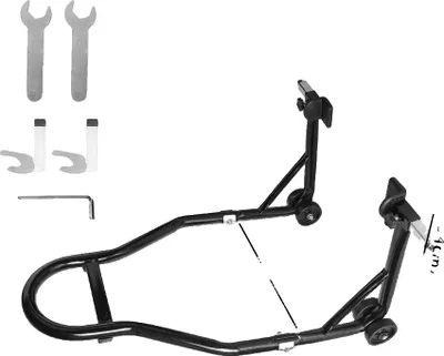 Obrázek produktu pro Stojan na motocykl, těžký, univerzální, černý
