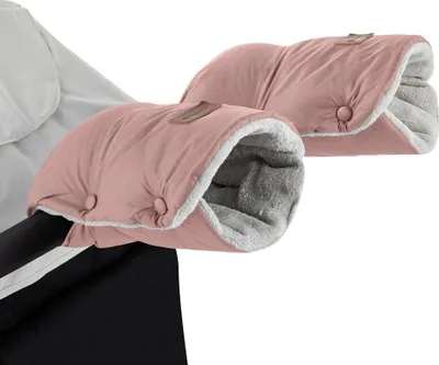Obrázok produktu pre PETITE&MARS Rukávnik / rukavice Jasie na kočík Dusty Pink
