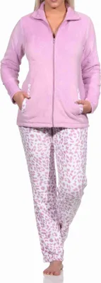 Produktbild von Damen Hausanzug Homewear aus  im Animal Look ; pink , 44