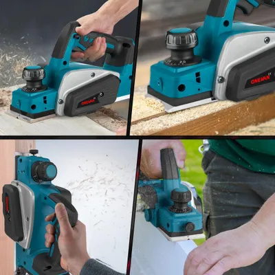 Image de Rabot électrique sans fil - 30 000 tr/min - Largeur de coupe de 82 mm