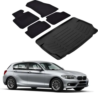 Image de Ensemble Tapis Velours Sur Mesure et Coffre TPE pour BMW 1 Series F20 2011-2019