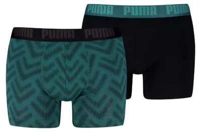 Obrázok produktu pre PUMA PÁNSKE POTLAČENÉ BOXERKY 2P zelená mesiac biela sivá zelená mesiac biela sivá XXL