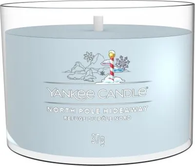 Obrázek produktu pro Yankee Candle North Pole Hideaway, Kulatý, Světle modrá, 10 h, 1 kusů
