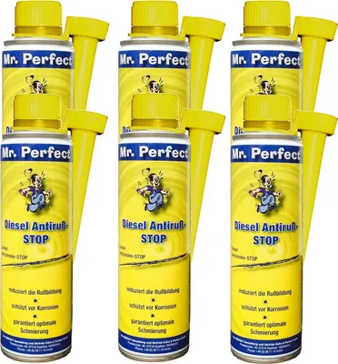 Produktbild von Mr. Perfect Diesel Anti Ruß-Stop Additiv 6x250 ml Kraftstoffzusatz minimiert Ruß
