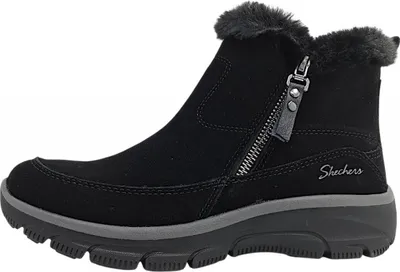 Productafbeelding van Skechers Easy Going - Cool Zip Damenschuhe Stiefel Reißverschluss Schwarz Freizeit