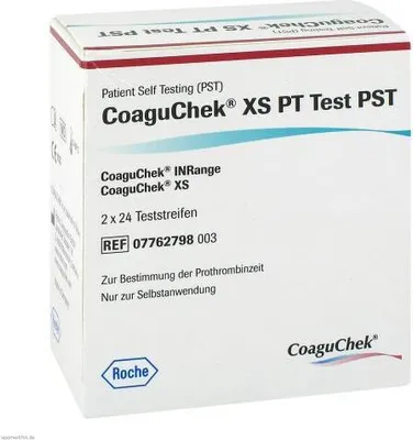 Produktbild von Coaguchek XS PT Test Pst 2X24 St