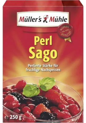 Produktbild von Müllers Mühle Perl Sago perfekte Stärke für Nachspeisen 250g