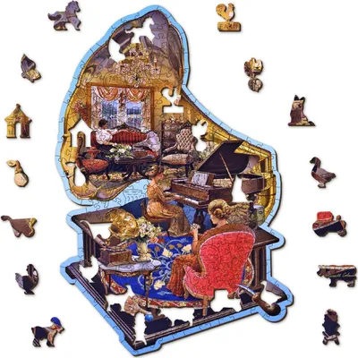 Image de WOODEN CITY Puzzle en bois Confortable plaque tournante 250 pièces ECO