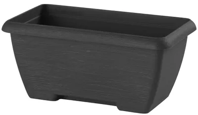 Image de PLASTECNIC S.p.a. TERRAE MINI avec soucoupe anthracite 32 cm 20 cm 10 cm