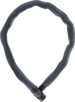 Produktbild von ABUS Kettenschloss IVERA Chain 7210 – Fahrradschloss mit hochflexibler IvyTex-Kunstfaserummantelung – ABUS-Sicherheitslevel 8 – 110 cm – Farbe: Antracite