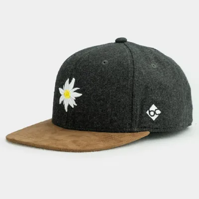Bavarian Caps "Edelweiß Klassik" Snapback in braun