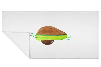 Produktbild von Mr. & Mrs. Panda Handtuch Avocado Yoga - Weiß - Geschenk, Frotteehandtuch, Hilfe, Sport, 50x100, Haha, gesichtstuch, Bauch, Humor, frottee, Flauschtuch
