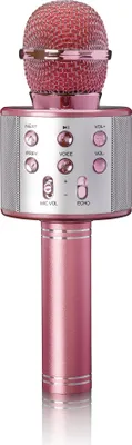 Produktbild von Lenco Karaoke-Mikrofon mit Bluetooth-Lautsprecher, USB- und Micro SD-Player