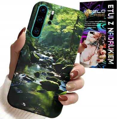 Immagine prodotto di Custodia Per Huawei P30 Pro - Foresta Fiume Ruscello Vista Natura