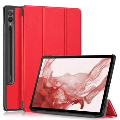 Produktbild von Für Samsung Galaxy Tab S10 Plus / S9 Plus FE Plus / S8 Plus 3folt Wake UP Smart Cover Tablet Tasche Hülle