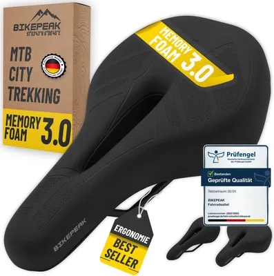 Produktbild von BikePeak Sattel Trekking mit Memory-Schaum