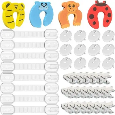 Produktbild von Famanu Sicherheitspaket für Kinder - Stopcontactschutz, Eckenschutz und Schubladensicherung