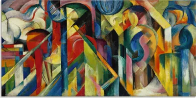 Produktbild von ARTland Glasbild Stallungen. 1913 Größe: 100x50 cm