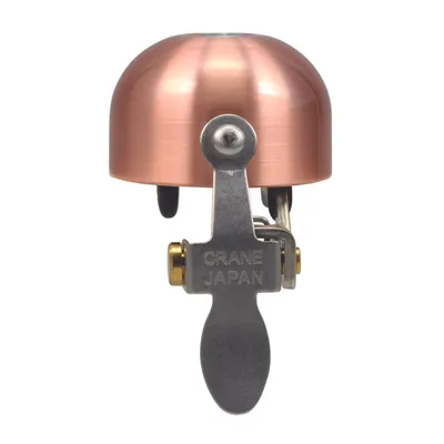 Produktbild von "Kupfer gebürstet!!" - Crane Bell Co. E-NE Fahrradklingel, Ø Klemmung: 22.2mm bis 31.8mm