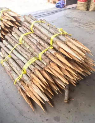 Produktbild von Eukalyptus Pfosten mit Rinde 100 cm -  Holzpfahl der Allrounder für jeden Einsatz
