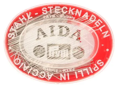 Stecknadeln aus Stahl 0,60x34 mm, silber, 25 Stück