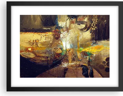 Produktbild von Gerahmtes Poster - Schwarzer Rahmen - Abstraktion modern - 40x30 cm - Wand Bild - Wanddeko - Wandbilder - Kunstposter - Wandposter - Bilderrahmen - Bilder - Kunstdruck - Wandbild - P2BAA40x30-3483