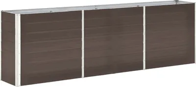Immagine prodotto di Letto Rialzato in Acciaio Zincato 240x40x77 cm Marrone