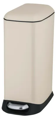 Produktbild von WENKO Treteimer Mod. Design 20 L, Creme, mit herausnehmbarem Einsatz
