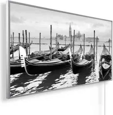 Produktbild von KÖNIGHAUS Panorama Infrarotheizung 1200W - Aussicht Venedig mit Smart-Thermostat und App