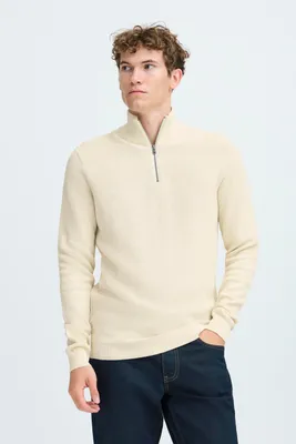 Obrázek produktu pro Casual Friday CFNOAR Pánský pletený svetr Troyer, hrubý úplet, 100 % bavlna, regular fit