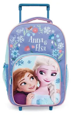 Image de Sac à Roulettes - La Reine des Neiges Elsa & Anna - 24X36X12CM