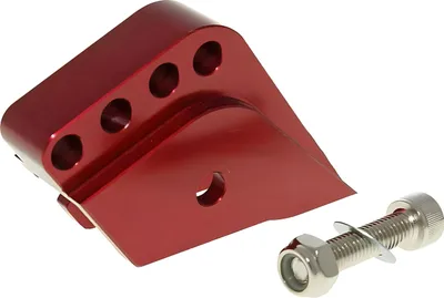 Immagine prodotto di Kit di rialzo Vicma CNC a 4 fori, colore rosso, per Peugeot Speedfight 2 50 LC raffreddato a liquido