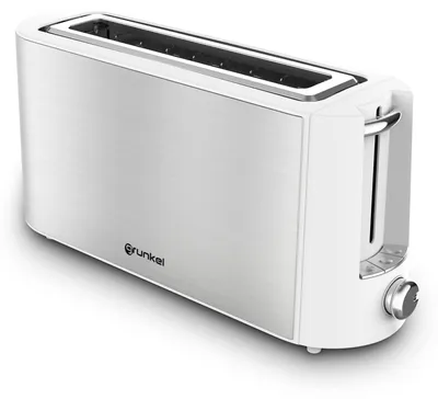 Toaster, extra breiter Schlitz, 6 Bräunungsstufen, 1000 W, Edelstahl