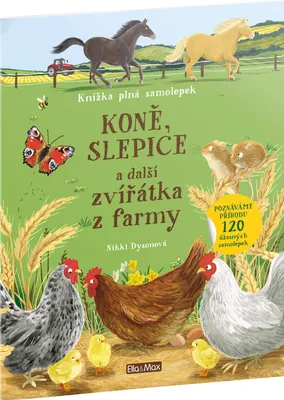 Image de KONĚ, SLEPICE a další zvířátka z farmy – Kniha samolepek