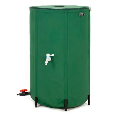 Produktbild von Springos® Regentonne Faltbarer Wassertank 250L Regenwasserspeicher mit Wasserhahn Auffangbehälter