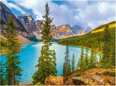 Produktbild von CASTORLAND Puzzlesee Morä nensee, Kanada 2000 dlks