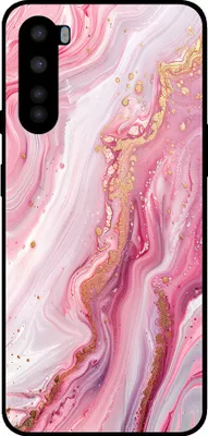Produktbild von Smartphonica Telefon Fall geeignet für OnePlus Nord mit Marmor-Druck - TPU zurück Abdeckung Fall Marmor-Design - Rosa