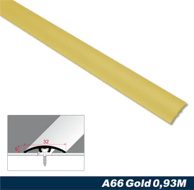 Produktbild von Effector Übergangsprofile aus eloxiertem Aluminium - Übergangsschiene Bodenleiste - (0,93 Meter gold) Abschlussprofile Universalprofil Schiene