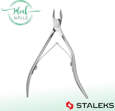 Produktbild von Nagelhautzange STALEKS EXPERT NE-100-5, Edelstahl, schmale Klinge, Klingenlänge 5 mm