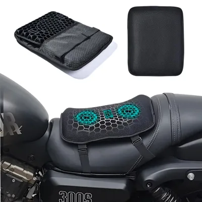 Produktbild von Motorrad Sitzkissen mit Gel, Lindert Schmerzen bei Langen Fahrten