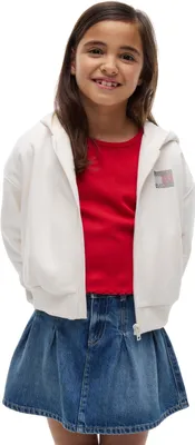 Produktbild von Tommy Hilfiger 8721386276569, Kind, Weiblich, Kapuzenpullover, Weiß, Langärmlig, Off White