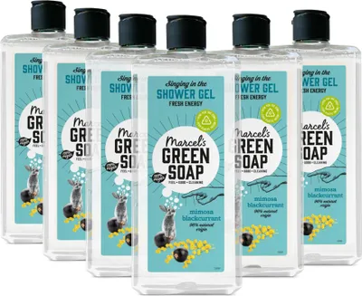 Produktbild von 6x Marcel's Green Soap Duschgel Mimose & Schwarze Johannisbeere (300 ml)