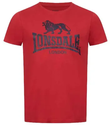 Immagine prodotto di T-shirt uomo regular fit SILVERHILL Dark Red/Navy M Lonsdale