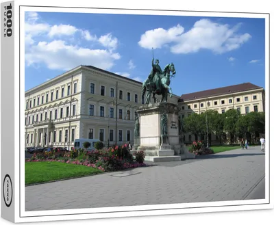 Produktbild von raxxa Premium-Puzzle "Ludwigstraße in München", 1000 Teile