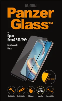 Produktbild von PanzerGlass Oppo Reno4 Z 5G CF Curved Edges, black