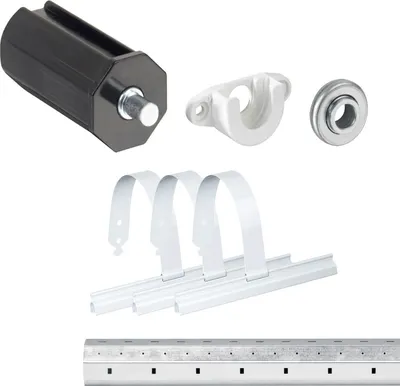 Produktbild von 1 x Mini 40er Welle Mechanik-Komplett Set f. Mini Rolladenmotor Rohrmotor Rolladenantrieb | inkl. 1000mm Rolladenwelle 40mm 8kant Rollladen